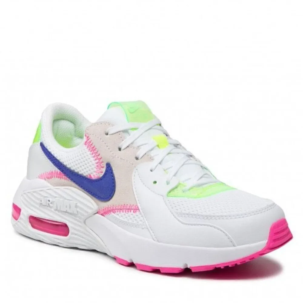 NIKE Air Max Excee White/Indigo Burst/Pink Blast